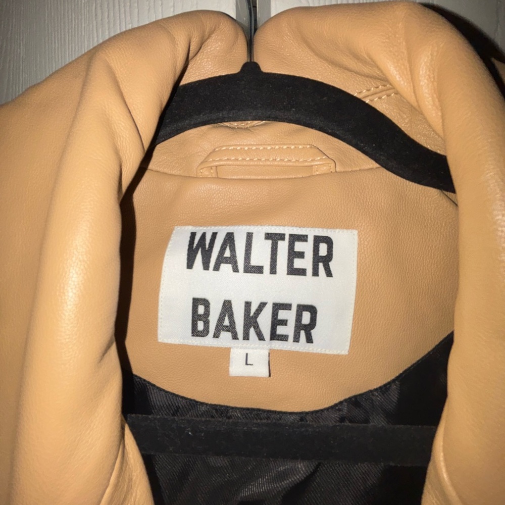 Walter Baker Tan Leather Jacket - Picture 5 of 9